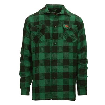 Chemise BOISÉRE en flanelle NOIR ET VERT