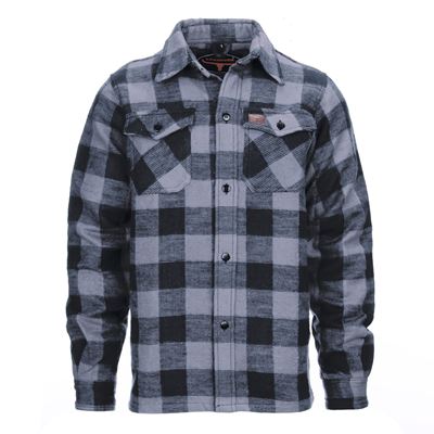 Chemise BOISÉRE en flanelle GRIS-NOIR