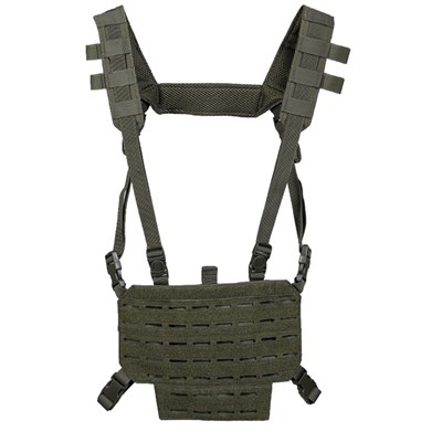Gilet tactique léger CHEST RIG avec panneau LASER VERT