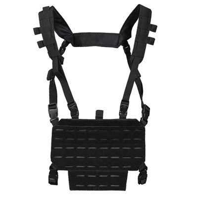 Gilet tactique léger CHEST RIG avec panneau LASER NOIR