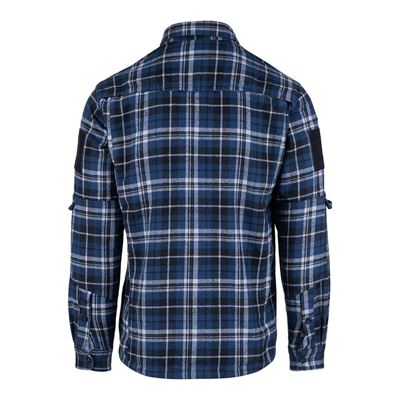 Chemise en flanelle CONTRACTOR à carreaux BLEU Task Force 2215 135505BG 15