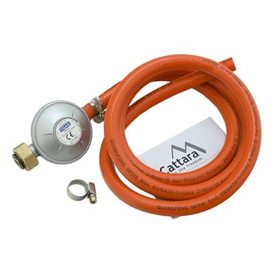 Régulateur de pression gaz 30 mbar, tuyau 1,5 m, kit