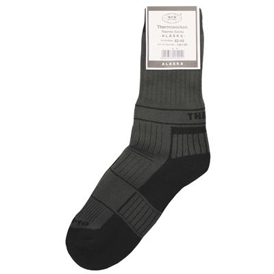 Chaussettes ALASKA thermo VERT MFH 13613B 2