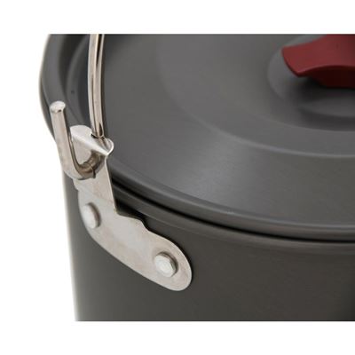 Casserole en aluminium FIELD avec couvercle 4 litres GRIS  13629-4 6