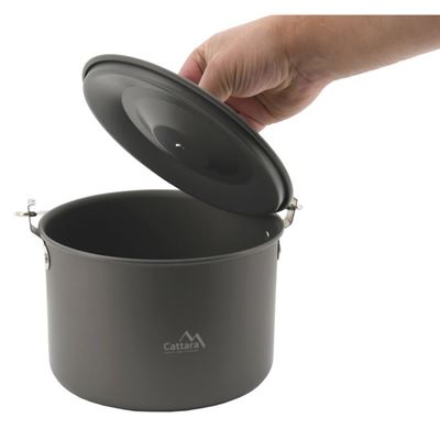 Casserole en aluminium FIELD avec couvercle 4 litres GRIS  13629-4 5