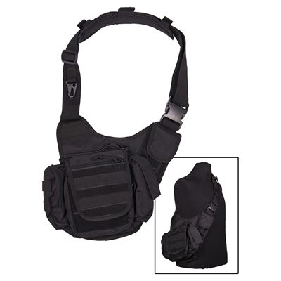 Sac à bandoulière multifonctionnel MOLLE NOIR