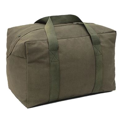 Sac PILOT en coton grand format VERT