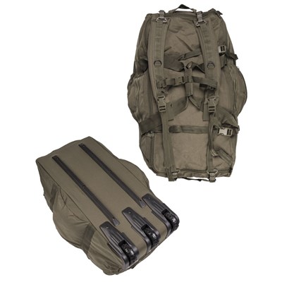 Sac / sac à dos à roulettes VERT MIL-TEC® 13854001 3