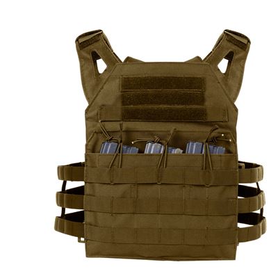 Gilet MOLLE porte-plaques léger COYOTE BROWN taille extra-large