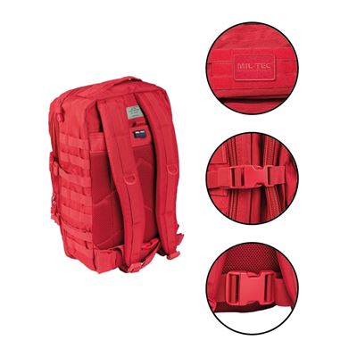 Sac à dos ASSAULT II grand ROUGE MIL-TEC® 14002210 2