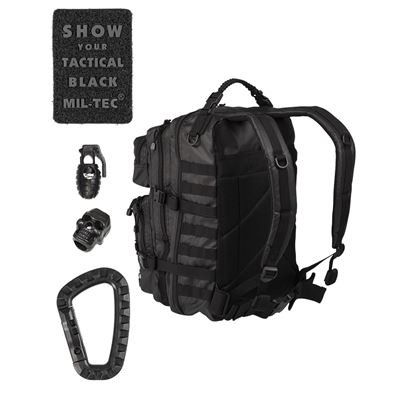 Sac à dos ASSAULT II grand PU enduit NOIR MIL-TEC® 14002288 2