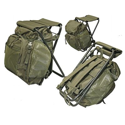 Sac à dos avec chaise 20 l VERT MIL-TEC® 14059001 2