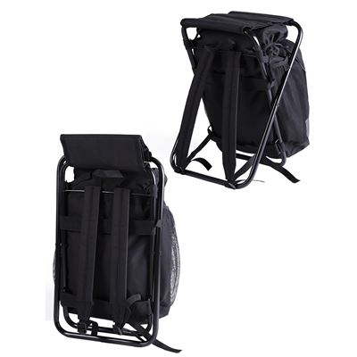 Sac à dos avec chaise 20 l NOIR MIL-TEC® 14059002 2