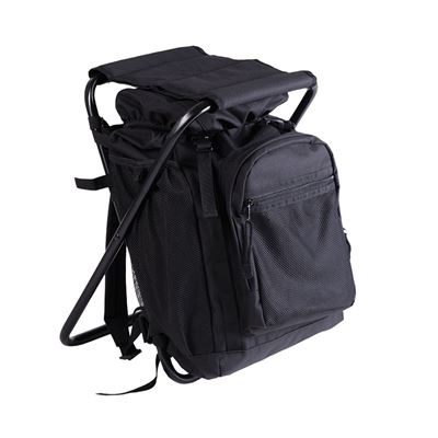 Sac à dos avec chaise 20 l NOIR