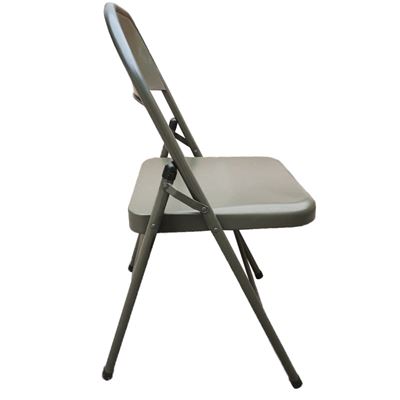 Chaise pliante en tôle modèle américain VERTE  14452001 2