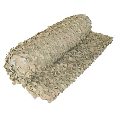 Filet de camouflage BASIC BULK DESERT, taille 2,4 x 78 m (rouleau)