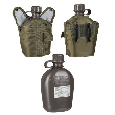 Bouteille de terrain US IMPORT 1 l avec emballage VERT MIL-TEC® 14505001 2