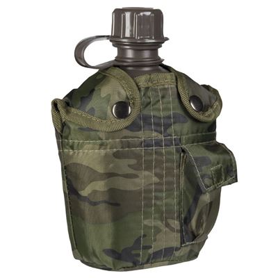 Bouteille de terrain US IMPORT 1 l avec emballage WOODLAND