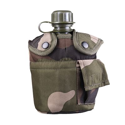 Bouteille de campagne US 1 l avec goulot et étui CCE TARN