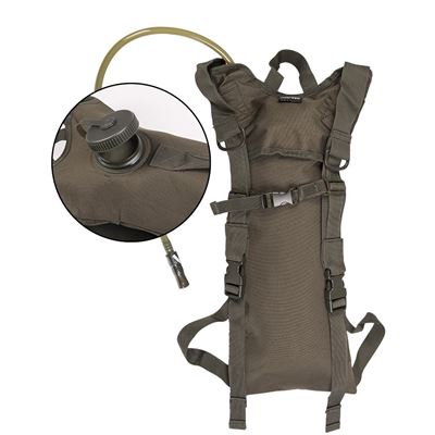 Sac/sac à dos d'hydratation 3 L avec sangles VERT MIL-TEC® 14537101 2