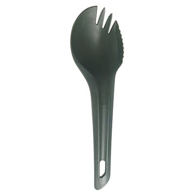 Cuillère, fourchette, couteau 3 en 1 SPORK WILDO® VERT