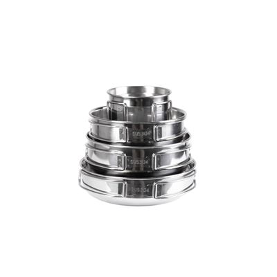 Set de vaisselle de camping en acier inoxydable 5 pièces MIL-TEC® 14648200 2
