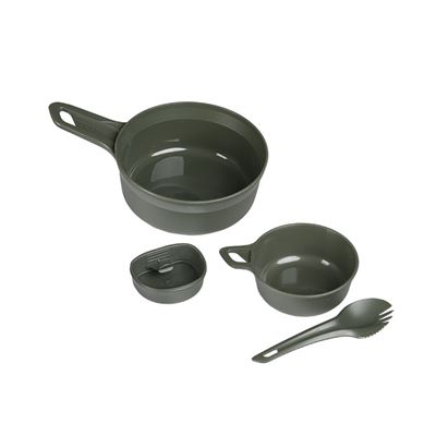 Vaisselle WILDO® ADVENTURER, set de 4 pièces, VERT