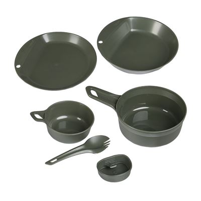 Vaisselle WILDO® EXPLORER, set de 6 pièces, VERT