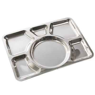 Plateau de service en acier inoxydable