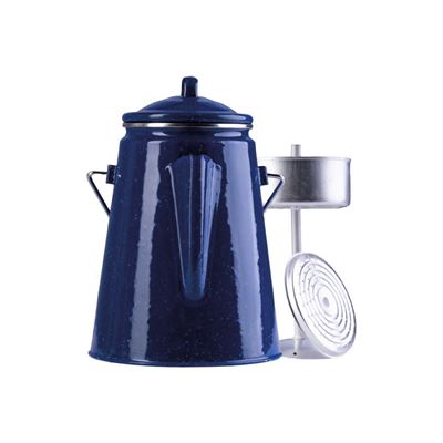 Bouilloire émaillée avec percolateur 2 l BLEUE MIL-TEC® 14680000 2
