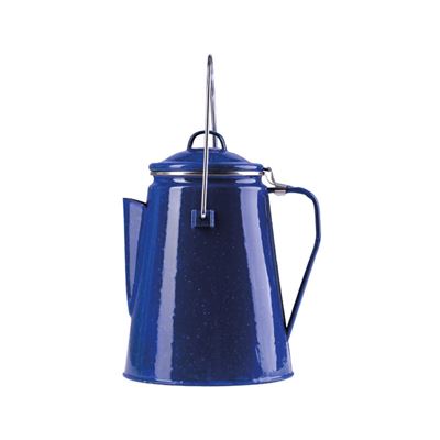 Bouilloire émaillée avec percolateur 2 l BLEUE