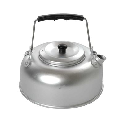 Théière en aluminium avec passoire