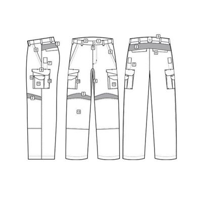 Pantalon 24-7 SERIES® PRO FLEX rip-stop LE GREEN TRU-SPEC 14840 2