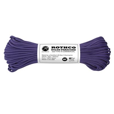 Cordon PARACORD nylon 550LB ø 4 mm / 30 m VIOLET