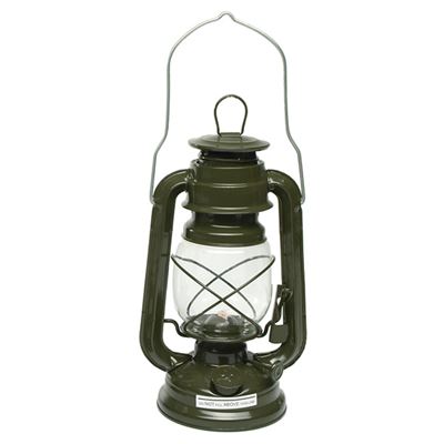 Lampe à pétrole 23 cm VERTE