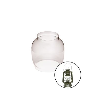 Cylindre en verre pour lampe à pétrole 23 cm