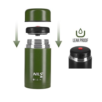 Thermos pour repas 1 000 ml VERT NILS Camp 15-02-105 6
