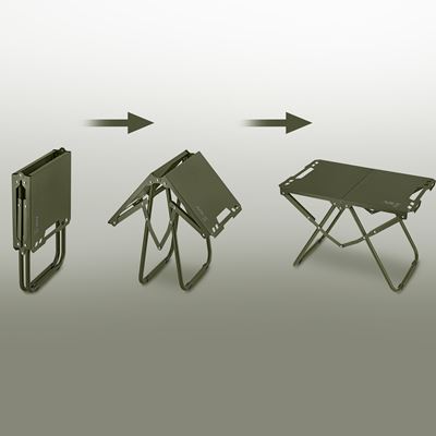 Table de campagne pliante en acier VERTE NILS Camp 15-03-352 8