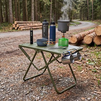 Table de campagne pliante en acier VERTE NILS Camp 15-03-352 3