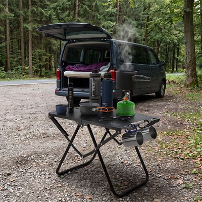 Table de camp pliable en acier NOIRE NILS Camp 15-03-353 5