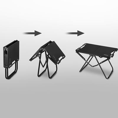 Table de camp pliable en acier NOIRE NILS Camp 15-03-353 9