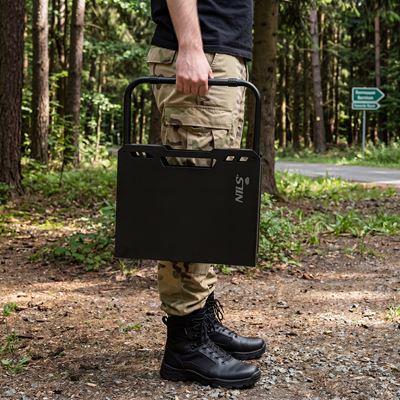 Table de camp pliable en acier NOIRE NILS Camp 15-03-353 7