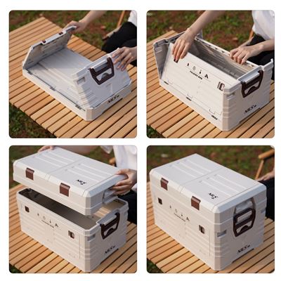 Caisse pliable avec couvercle 42 L SAND NILS Camp 15-03-602 6