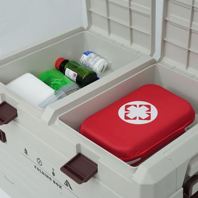 Caisse pliable avec couvercle 42 L SAND NILS Camp 15-03-602 2