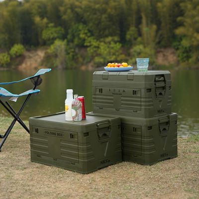 Caisse pliable avec couvercle 42 L VERTE NILS Camp 15-03-603 3