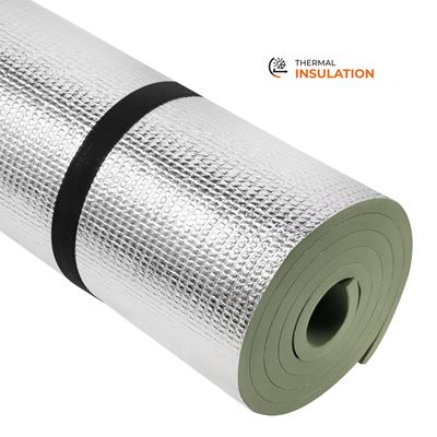 Tapis de sol en mousse avec feuille d'aluminium 190 × 60 × 1,2 cm VERT/ALU NILS Camp 15-05-408 8