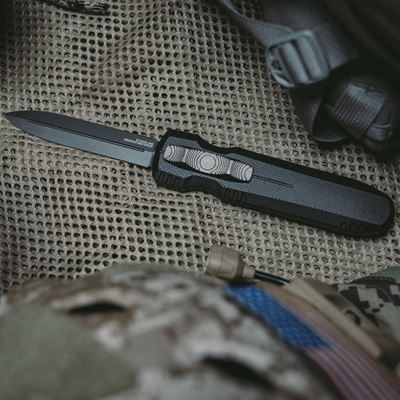 Couteau à cran fixe PENTAGON OTF BLACKOUT SOG 15-61-01-57 5