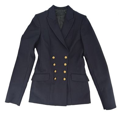 Veste française pour femme MARINE double boutonnage BLEUE