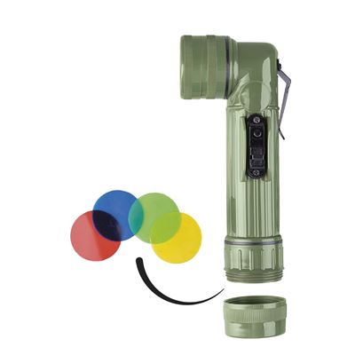 Lampe de type US LARGE « fajfka » grande VERTE MIL-TEC® 15142001 2