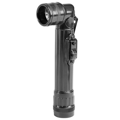 Lampe torche US LED LARGE « pipe » grande NOIRE